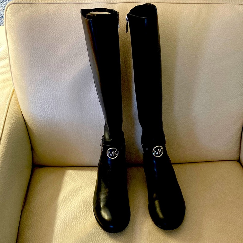 Michael Kors tall black boots